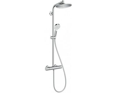 Душевая стойка Hansgrohe Crometta S 240 1jet Showerpipe EcoSmart 27268000 9 л