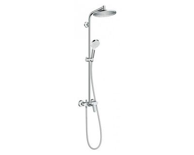 Душевая стойка Hansgrohe Crometta S 240 1jet Showerpipe EcoSmart 27269000 9 л