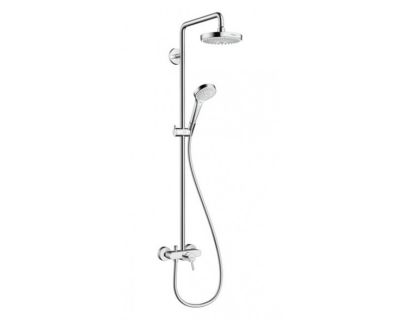 Душевая стойка Hansgrohe Croma Select S 180 2jet 27255400 с однорычажным смесителем