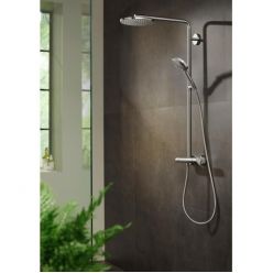 Душевая система Hansgrohe Raindance Select S Showerpipe 240 1jet PowderRain с термостатом 27633000