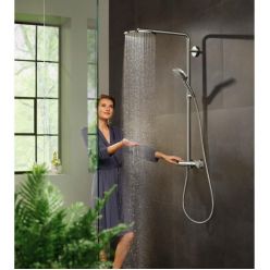 Душевая система Hansgrohe Raindance Select S Showerpipe 240 1jet PowderRain с термостатом 27633000