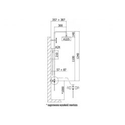 Душевая стойка Paffoni Birillo Fix ZCOL684LIQNO