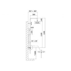 Душевая стойка Paffoni Birillo Fix ZCOL684LIQBO