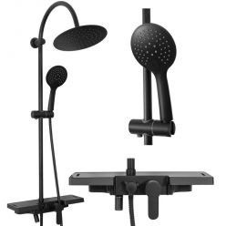 Душевая стойка Rea Vigo Black REA-P7001