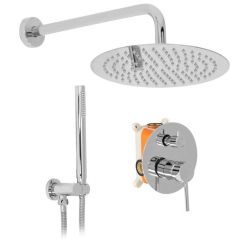 Душевая система Rea Lungo Chrome + BOX REA-P8007 хром