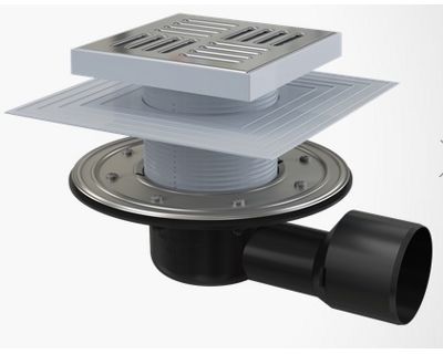 Сливной трап Alcaplast APV3444 150x150/50/75 