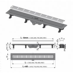 Трап для душа Alcaplast Simple APZ10-750M