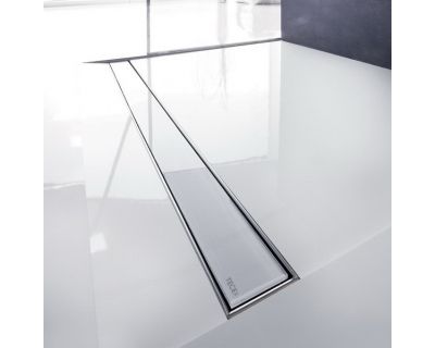 Стеклянная панель TECEdrainline для слива 1000 мм (стекло белое)