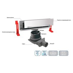 Водосточный желоб Pestan Confluo Premium WALL, 13704200