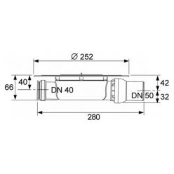 Сифон низкий TECEdrainpoint S 3601400