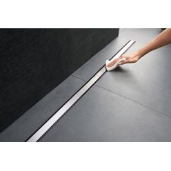 Крышка дренажного канала Geberit CleanLine60 154.456.00.1, L30-90 см, темный металл и матовый металл