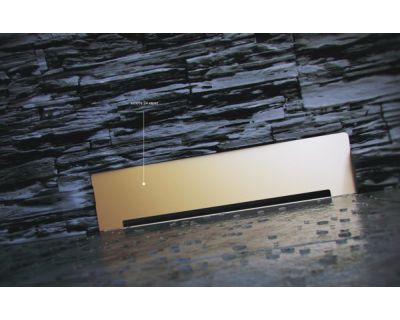 Водосточный желоб Pestan Confluo Premium WALL золото, 13100061