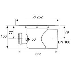 Сифон TECEdrainpoint S 3607500