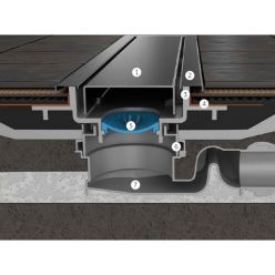 Душевой лоток Pestan Confluo Compact Line 650, 13702510 двухсторонний