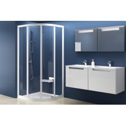 Душевой уголок Ravak Supernova SKCP4-80 белый+транспарент 31140100Z1