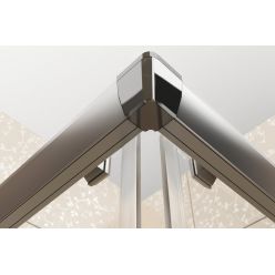 Душевой уголок Ravak Blix BLCP4-80 блестящий + транспарент AntiCalc 3B240C00Z1