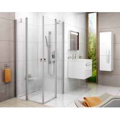 Душевой уголок Ravak Chrome CRV2-120 белый+транспарент 1QVG0100Z1