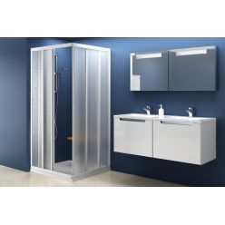 Душевой уголок Ravak Supernova ASRV3-80 белый+транспарент 15V40102Z1