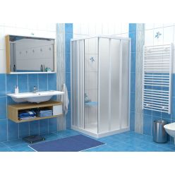 Душевой уголок Ravak Supernova ASRV3-90 белый+транспарент 15V70102Z1