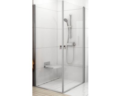 Душевой уголок Ravak Chrome CRV1-100 белый +Transparent 1QVA0101Z1