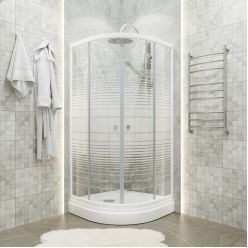 Душевая дверь Triton Полосы 100*100 А