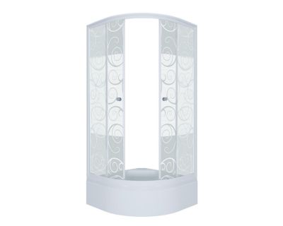 Душевая дверь Triton узоры 90*90 В