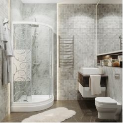 Душевая дверь Triton узоры 90*90 А