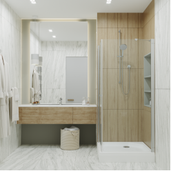 Душевая дверь Triton Форта-Хром 90*90 А