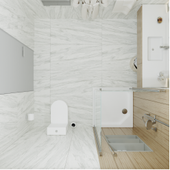 Душевая дверь Triton Форта-Хром 90*90 А