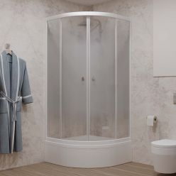 Душевая дверь Triton Сатин 90*90 В