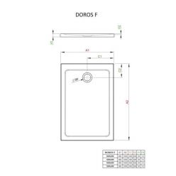 Душевой поддон Radaway Doros Plus F 80x100 SDRFP1080-01