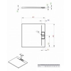 Душевой поддон Radaway Giaros C 100x100 M3GRC1010