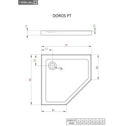 Душевой поддон Radaway Doros PT 100x100 SDRPT1010-01