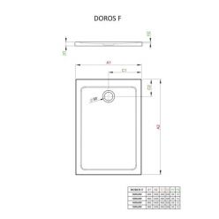 Душевой поддон Radaway Doros F 140x80 SDRF1480-01