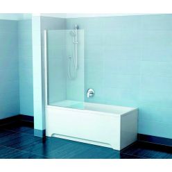 Шторка для ванны Ravak PVS1-80 блестящая + стекло транспарент 79840C00Z1