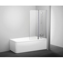 Шторка для ванны Ravak 10° 10CVS2 R 100 см белая+транспарент 7QRA0103Z1