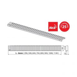Решетка AlcaPlast LINE-1050L хром глянцевый