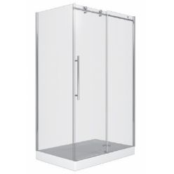 Душевой уголок GoodDoor Puerta WTW-110-C-CH + SP-80-C-CH