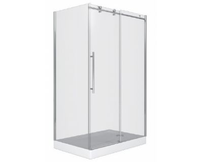 Душевой уголок GoodDoor Puerta WTW-110-C-CH + SP-80-C-CH