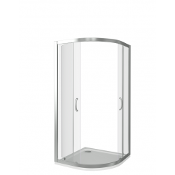 Душевой уголок GoodDoor INFINITY R-100-G-CH