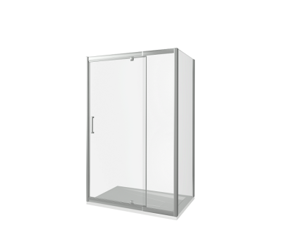 Душевой уголок GoodDoor ORION WTW-PD-140-C-CH + SP-90-C-CH