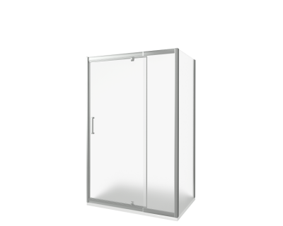 Душевой уголок GoodDoor ORION WTW-PD-90-R-СH + SP-80-R-CH
