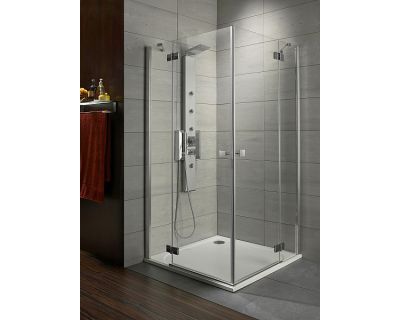 Душевой уголок Radaway Almatea KDD 80L×80R (32162-01-08N) коричневое стекло