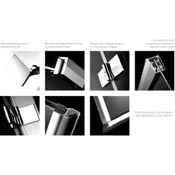 Душевой уголок Radaway Almatea PDD 100×100 (30522-01-01N)