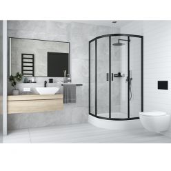 Душевой уголок Deante Funkia90x90x185 [KYP_N51K] четверть круга прозрачное