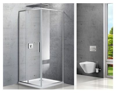 Душевой уголок Vincea Slim VPR-2SL9012CL-L