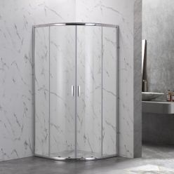 Душевой уголок Veconi Rovigo RV-202 80x80 прозрачные стекла / профиль хром