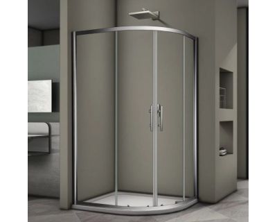 Душевой уголок Veconi Rovigo RV-08 100x80 прозрачные стекла