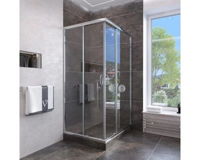 Душевой уголок Veconi Rovigo RV-113 80x80 прозрачные стекла