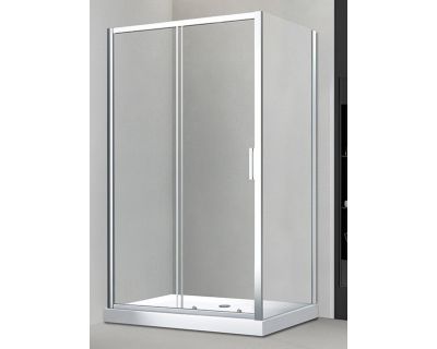 Душевой уголок Veconi Rovigo RV046 120x100 прозрачные стекла / профиль хром